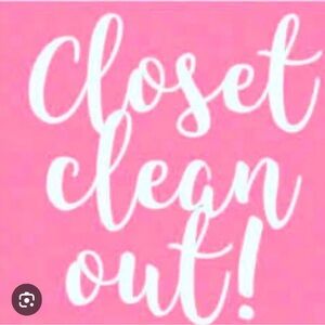 Closet clean out